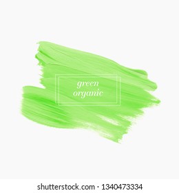 Brush stroke painted background vector. Perfect design for headline, logo and sale banner. 