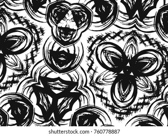 Brush stroke pattern. Background.