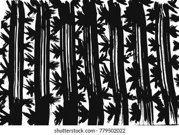 Brush stroke pattern. Background.