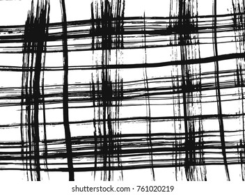 Brush stroke pattern. Background. Check.