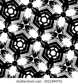Brush stroke pattern. Background. Kaleidoscope.