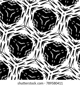 Brush stroke pattern. Background. Kaleidoscope.