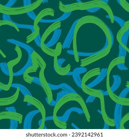 brush stroke pattern, dress trim, splash paint, textile abstract design, seamless