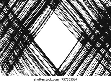 Brush stroke pattern. Frame.