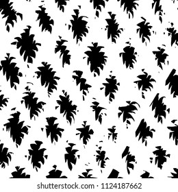 Brush stroke pattern. Vector. Grunge check.