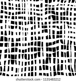 Brush stroke pattern. Vector. Grunge check.