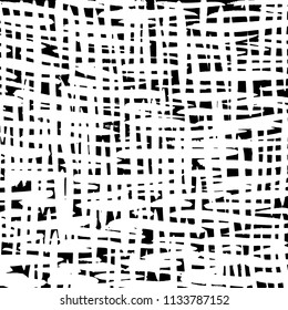 Brush stroke pattern. Vector. Grunge check.