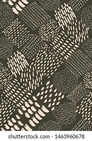 Brush stroke pattern vector. Painting brush seamless background.