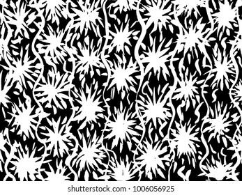 Brush stroke pattern. Watercolor.