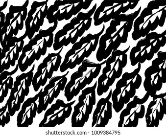 Brush stroke pattern. Watercolor.