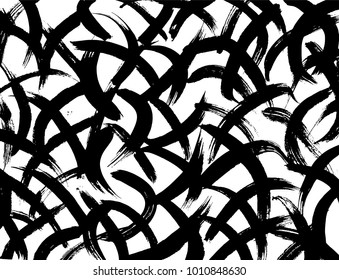 Brush stroke pattern. Watercolor.