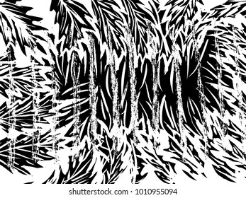 Brush stroke pattern. Watercolor.