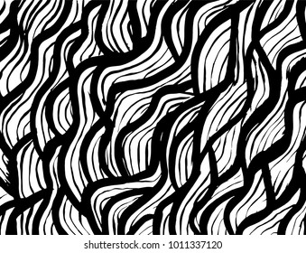 Brush stroke pattern. Watercolor.