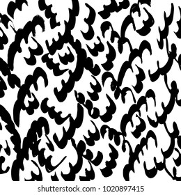 Brush stroke pattern. Watercolor.