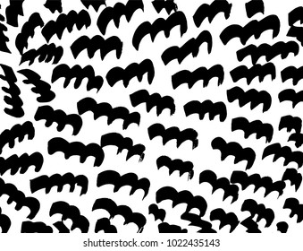 Brush stroke pattern. Watercolor.