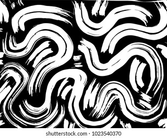 Brush stroke pattern. Watercolor.