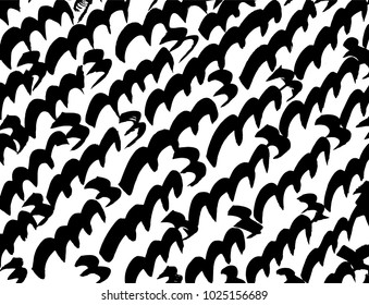 Brush stroke pattern. Watercolor.