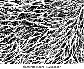 Brush stroke pattern. Watercolor.