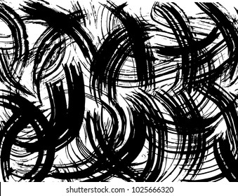Brush stroke pattern. Watercolor.