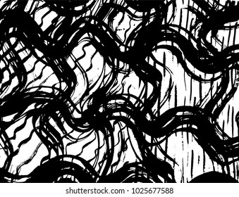 Brush stroke pattern. Watercolor.