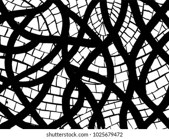 Brush stroke pattern. Watercolor.