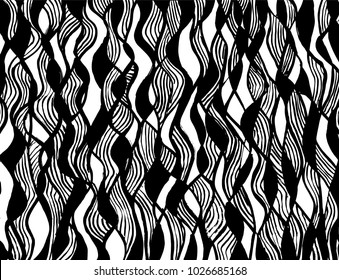 Brush stroke pattern. Watercolor.