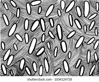 Brush stroke pattern. Watercolor.