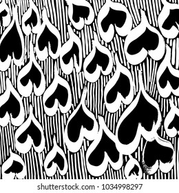 Brush stroke pattern. Watercolor.