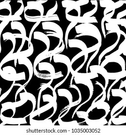 Brush stroke pattern. Watercolor.