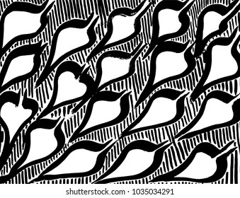 Brush stroke pattern. Watercolor.