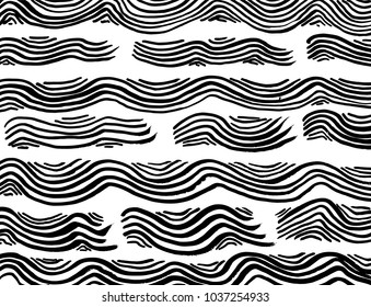 Brush stroke pattern. Watercolor.