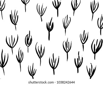 Brush stroke pattern. Watercolor.