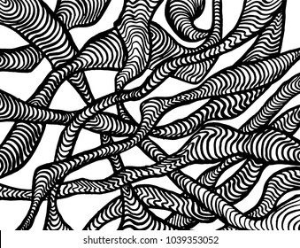 Brush stroke pattern. Watercolor.
