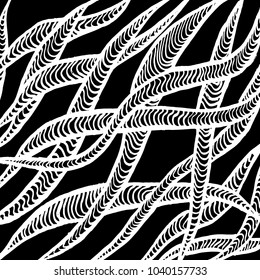 Brush stroke pattern. Watercolor.