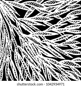 Brush stroke pattern. Watercolor.