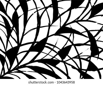 Brush stroke pattern. Watercolor.