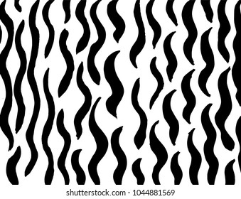 Brush stroke pattern. Watercolor.