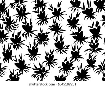 Brush stroke pattern. Watercolor.