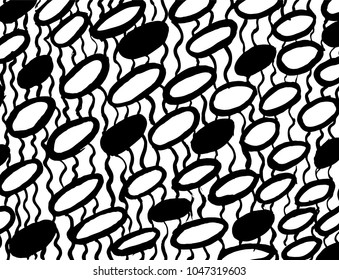 Brush stroke pattern. Watercolor.