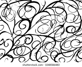 Brush stroke pattern. Watercolor.