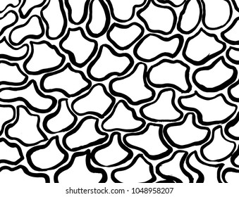 Brush stroke pattern. Watercolor.