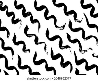 Brush stroke pattern. Watercolor.