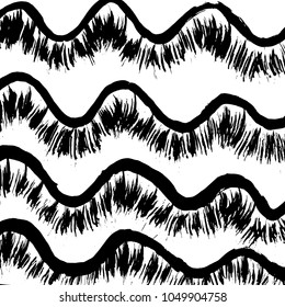 Brush stroke pattern. Watercolor.