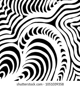 Brush stroke pattern. Watercolor.