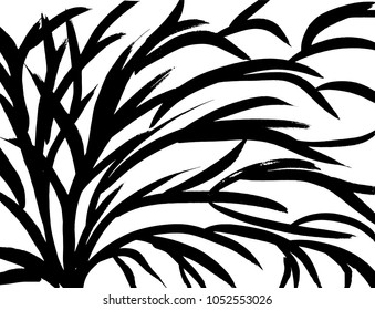 Brush stroke pattern. Watercolor.