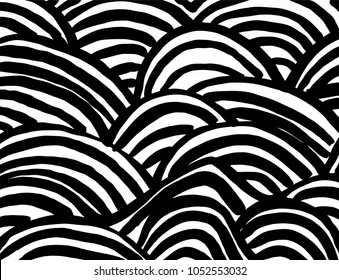 Brush stroke pattern. Watercolor.