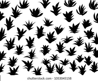 Brush stroke pattern. Watercolor.