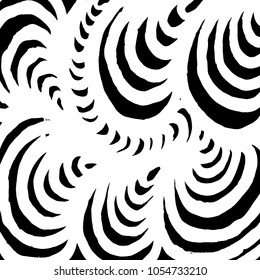Brush stroke pattern. Watercolor.