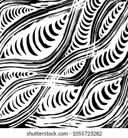 Brush stroke pattern. Watercolor.