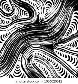 Brush stroke pattern. Watercolor.